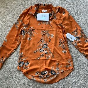 Floral Orange Women's Top